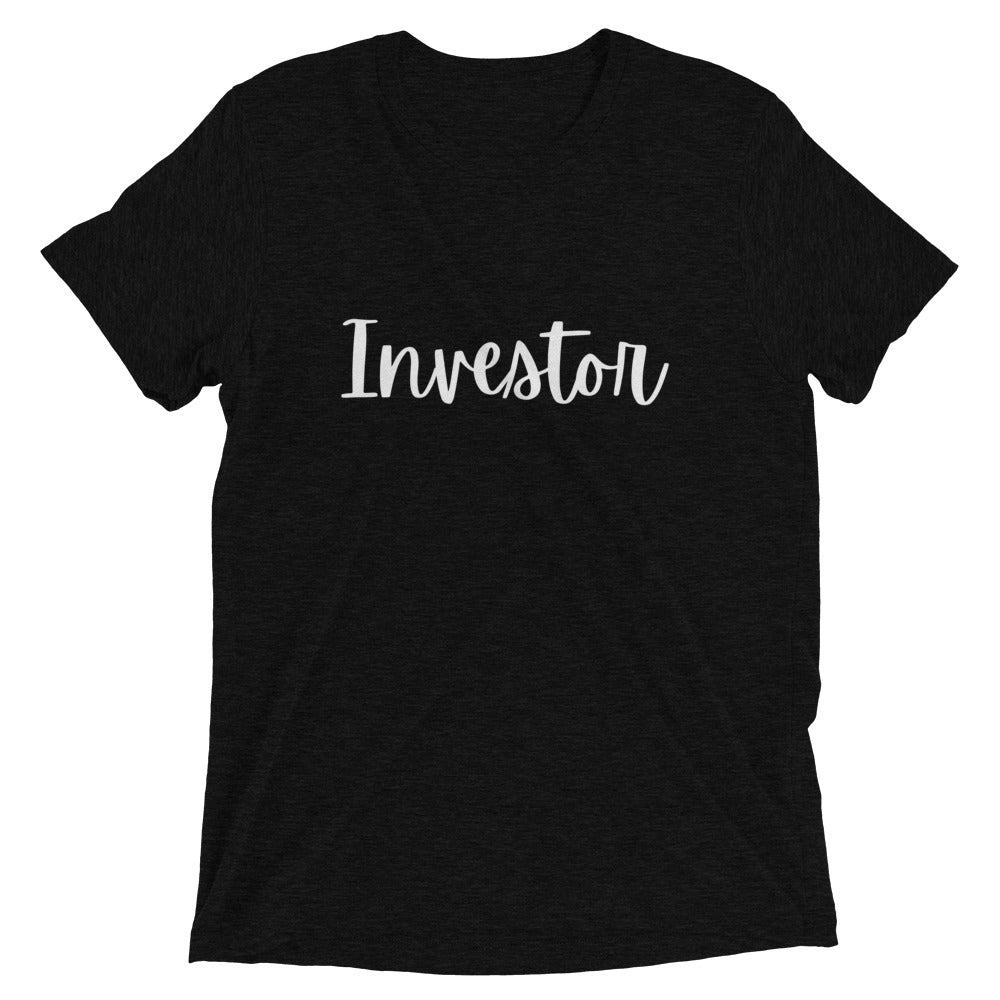 Investor Cursive - Short sleeve t-shirt