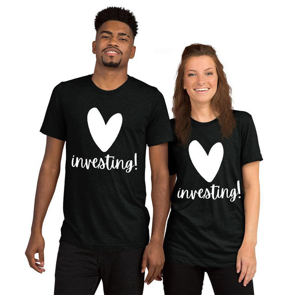 Heart Investing - Short sleeve t-shirt - Real Estate Investor Gear