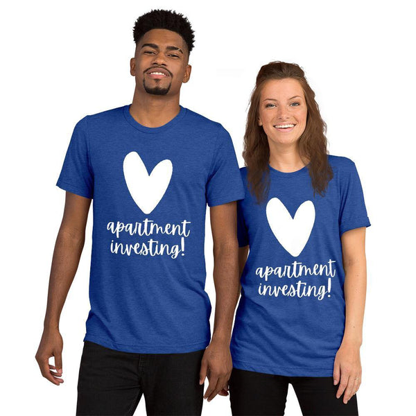 Heart Apartments - Short sleeve t-shirt - Real Estate Investor Gear