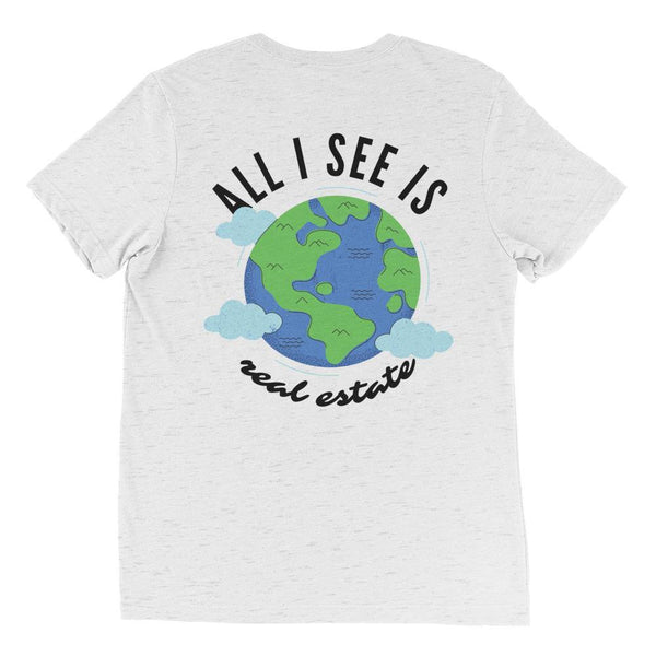 Earth = RE - Short sleeve t-shirt - Real Estate Investor Gear