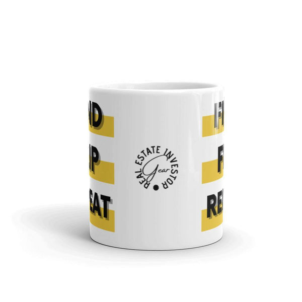 Find Flip - White glossy mug - Real Estate Investor Gear