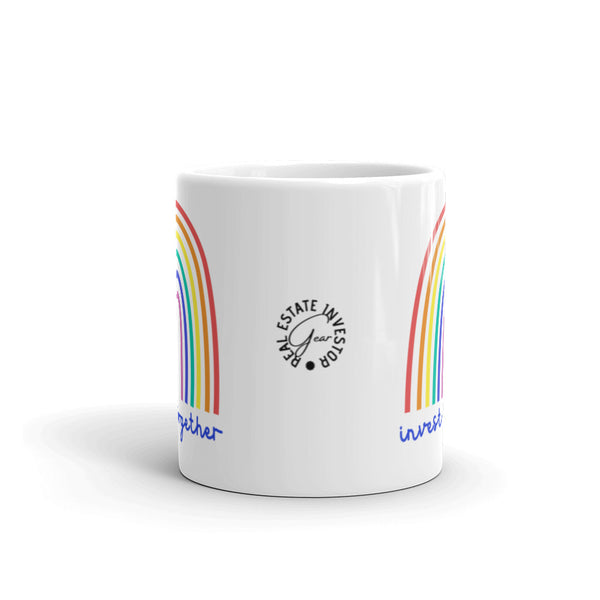 Invest Together - White glossy mug