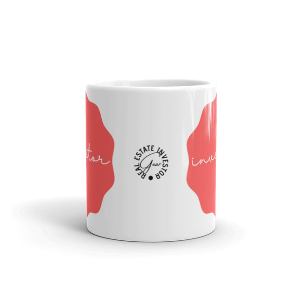 Investor Circle Badge - White glossy mug