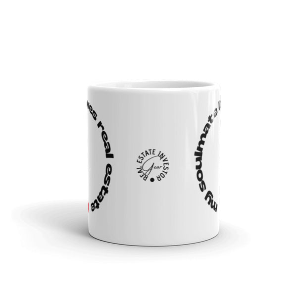 Soulmate - White glossy mug