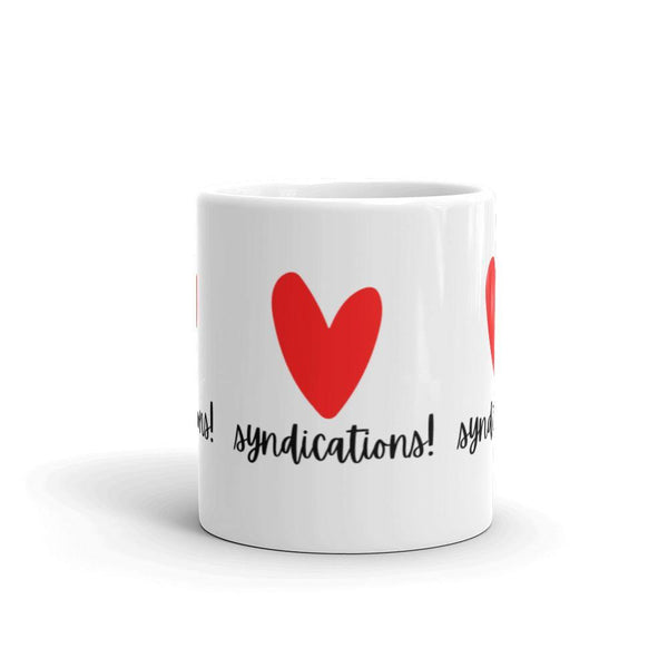 Heart Syndications - White glossy mug - Real Estate Investor Gear