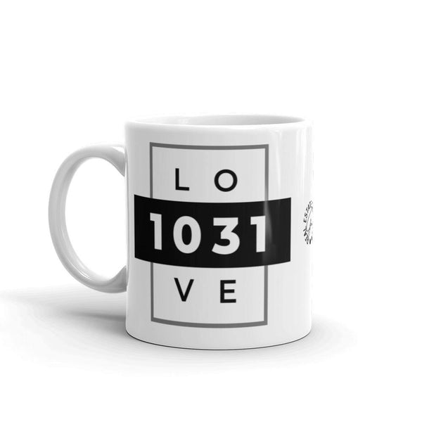 1031 Love - White glossy mug - Real Estate Investor Gear