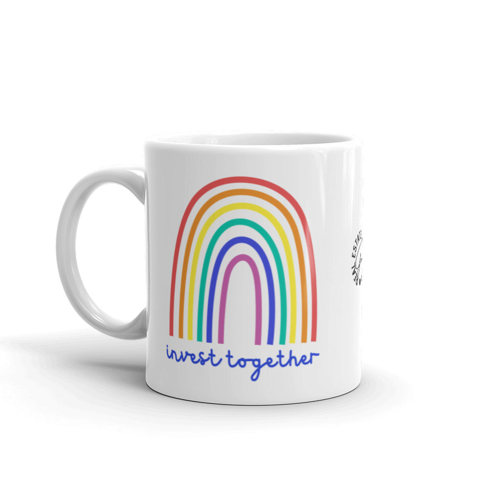 Invest Together - White glossy mug