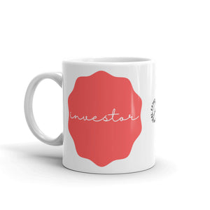 Investor Circle Badge - White glossy mug