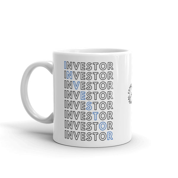 Investor Multi - White glossy mug