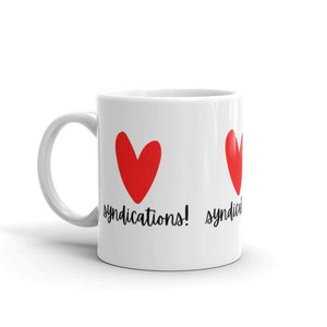 Heart Syndications - White glossy mug - Real Estate Investor Gear