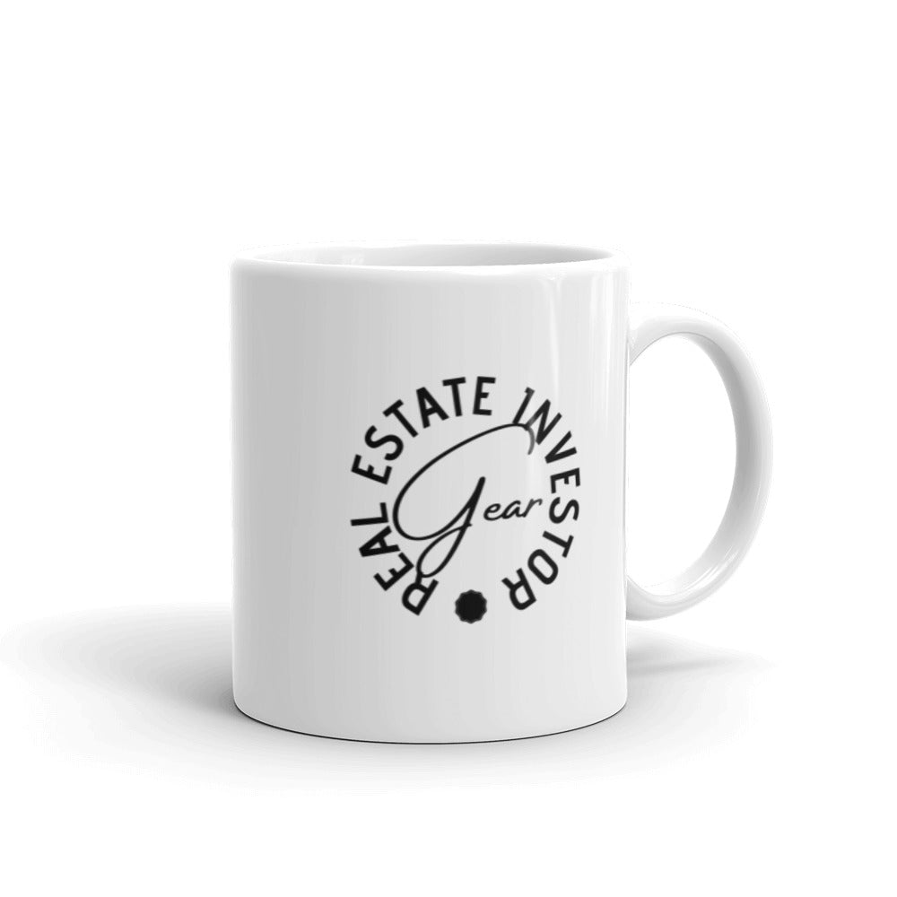 Number Crunching - White glossy mug