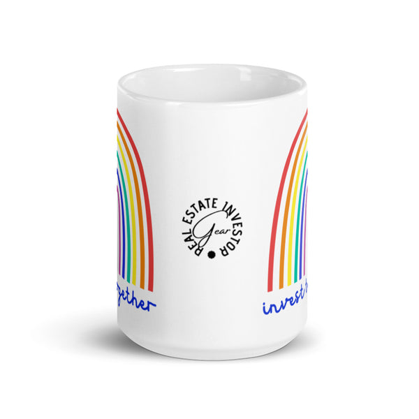 Invest Together - White glossy mug