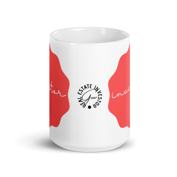 Investor Circle Badge - White glossy mug