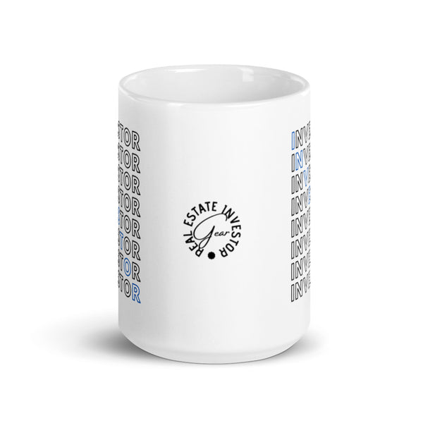 Investor Multi - White glossy mug