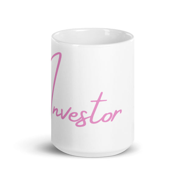 Investor Script - White glossy mug