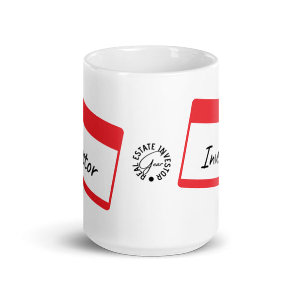 Investor Tag - White glossy mug