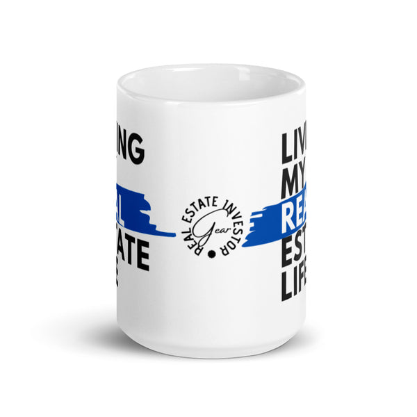 RE Life - White glossy mug