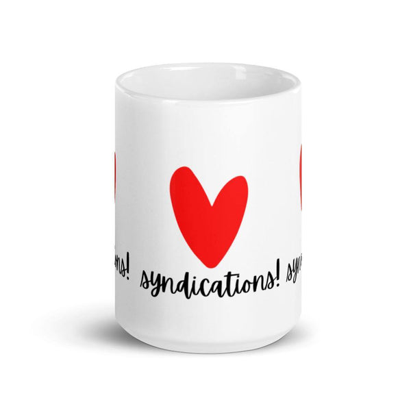 Heart Syndications - White glossy mug - Real Estate Investor Gear