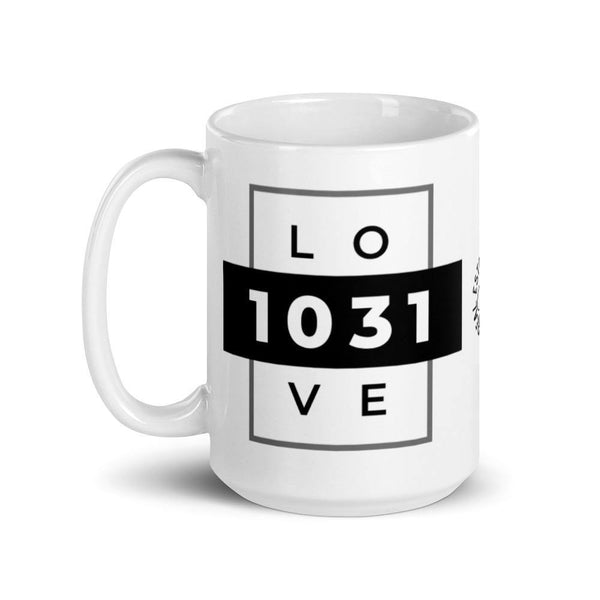 1031 Love - White glossy mug - Real Estate Investor Gear