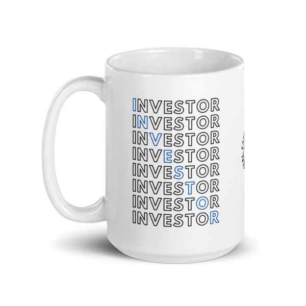 Investor Multi - White glossy mug