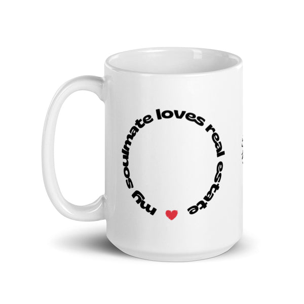 Soulmate - White glossy mug