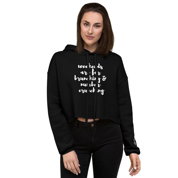 Number Crunching - Crop Hoodie