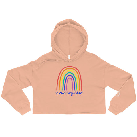 Invest Together - Crop Hoodie