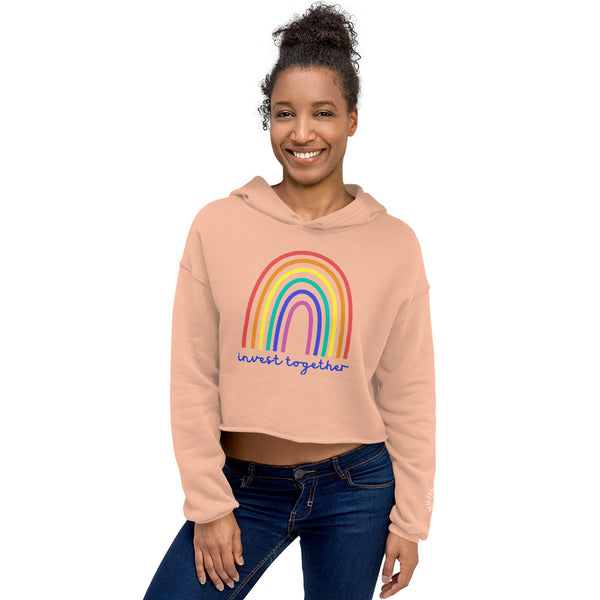 Invest Together - Crop Hoodie