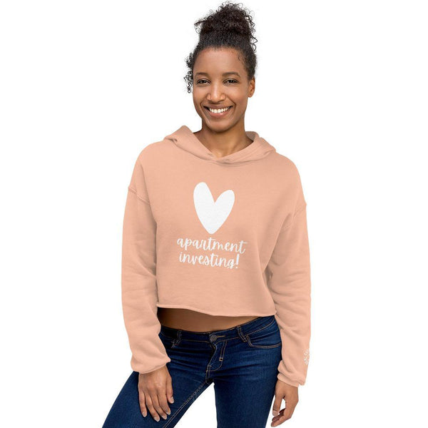 Heart Apartments - Crop Hoodie - Real Estate Investor Gear