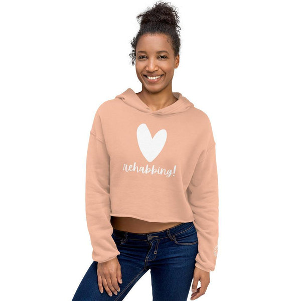 Heart Rehabbing - Crop Hoodie - Real Estate Investor Gear