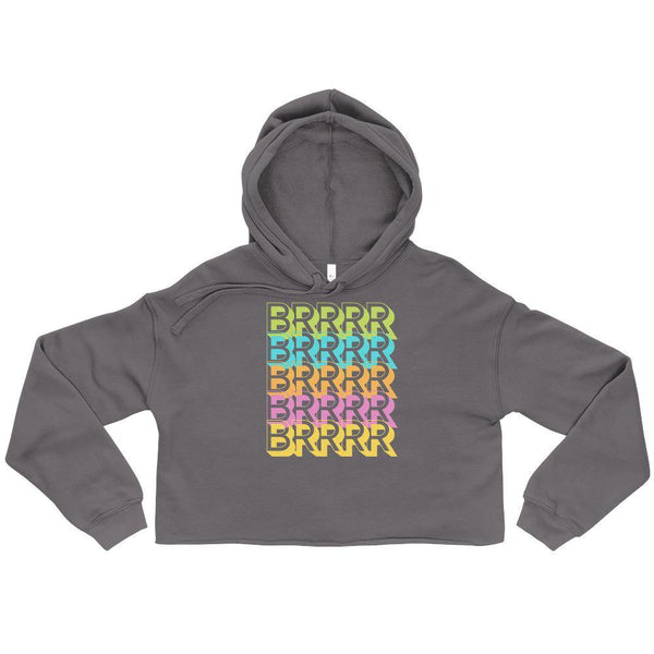 BRRRR - Crop Hoodie - Real Estate Investor Gear