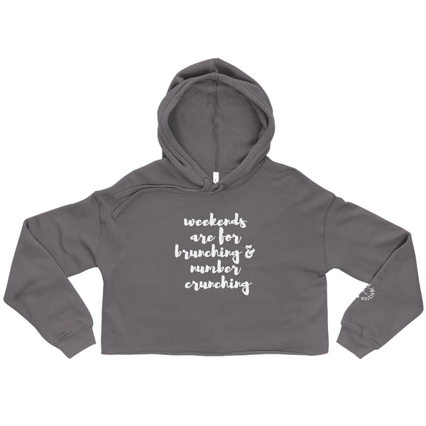 Number Crunching - Crop Hoodie