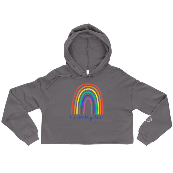 Invest Together - Crop Hoodie