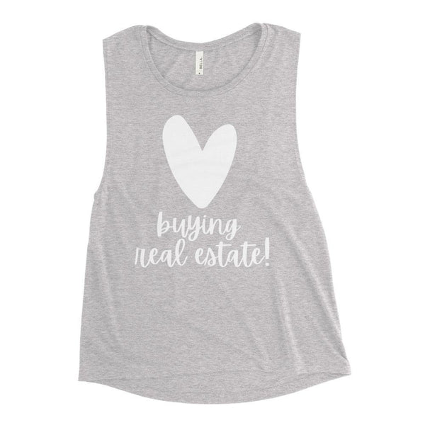 Heart Buying RE - Ladies’ Muscle Tank - Real Estate Investor Gear