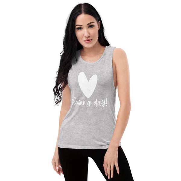 Heart Closing Day - Ladies’ Muscle Tank - Real Estate Investor Gear