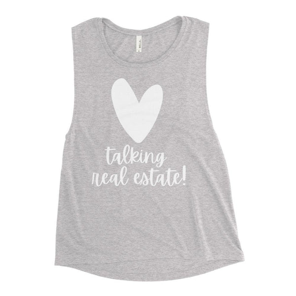 Heart Talking RE - Ladies’ Muscle Tank - Real Estate Investor Gear