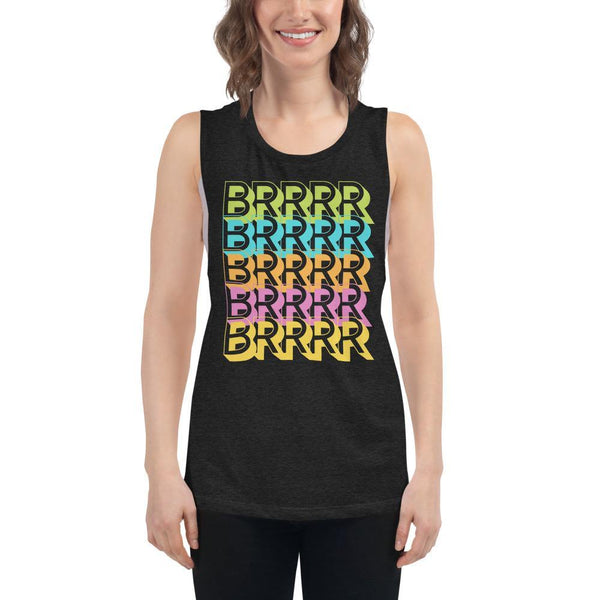 BRRRR - Ladies’ Muscle Tank - Real Estate Investor Gear