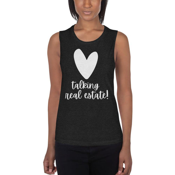 Heart Talking RE - Ladies’ Muscle Tank - Real Estate Investor Gear