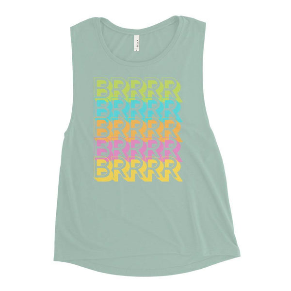 BRRRR - Ladies’ Muscle Tank - Real Estate Investor Gear