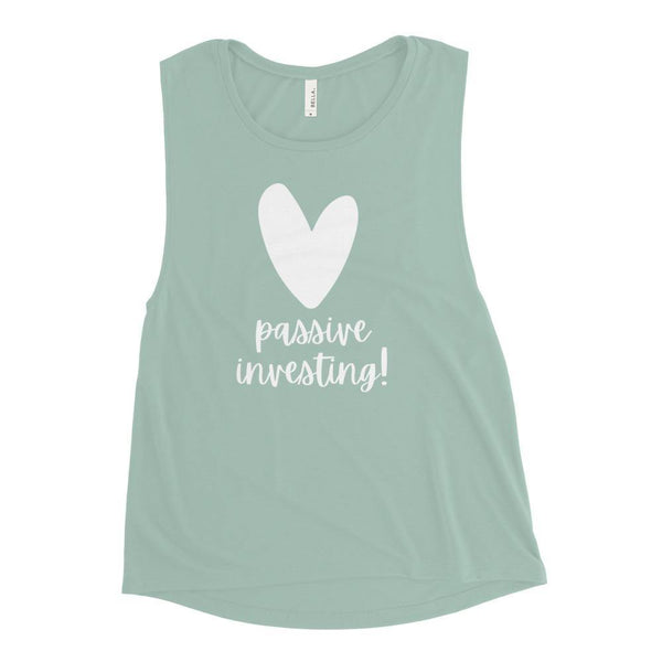 Heart Passive - Ladies’ Muscle Tank - Real Estate Investor Gear