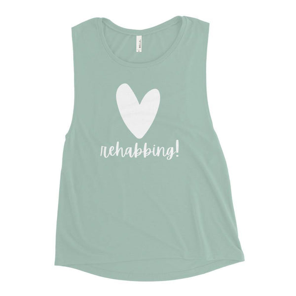 Heart Rehabbing - Ladies’ Muscle Tank - Real Estate Investor Gear