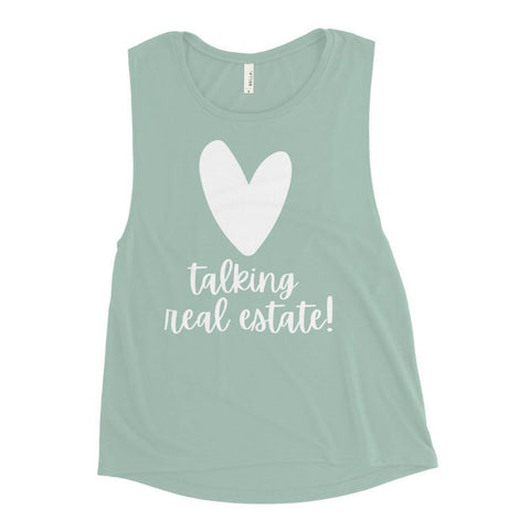 Heart Talking RE - Ladies’ Muscle Tank - Real Estate Investor Gear