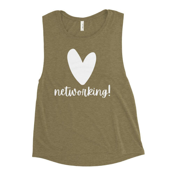 Heart Networking - Ladies’ Muscle Tank - Real Estate Investor Gear