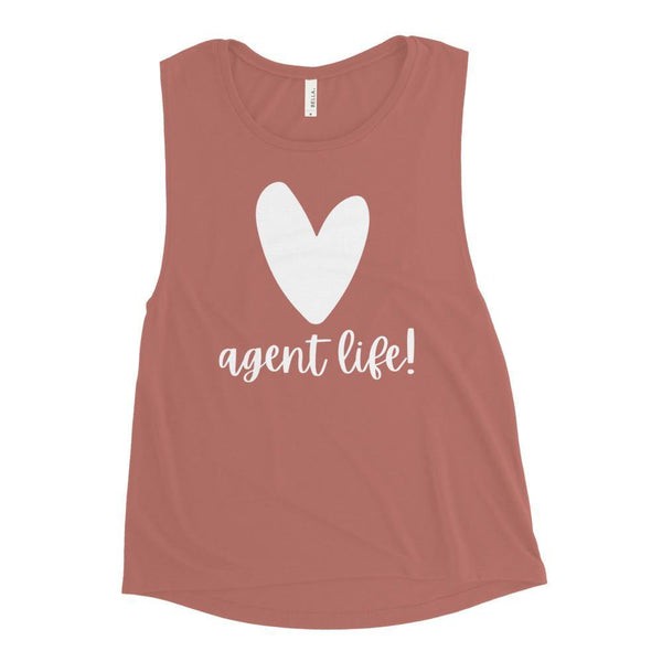 Heart Agent - Ladies’ Muscle Tank - Real Estate Investor Gear