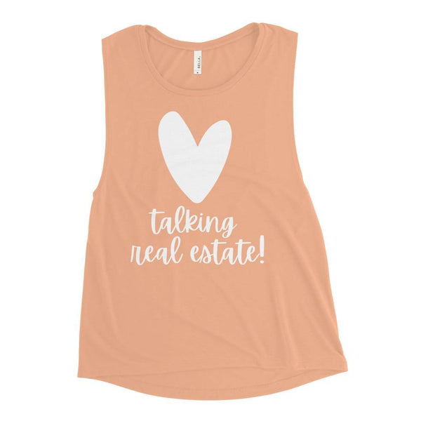 Heart Talking RE - Ladies’ Muscle Tank - Real Estate Investor Gear