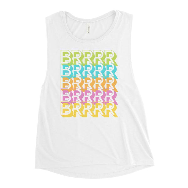 BRRRR - Ladies’ Muscle Tank - Real Estate Investor Gear