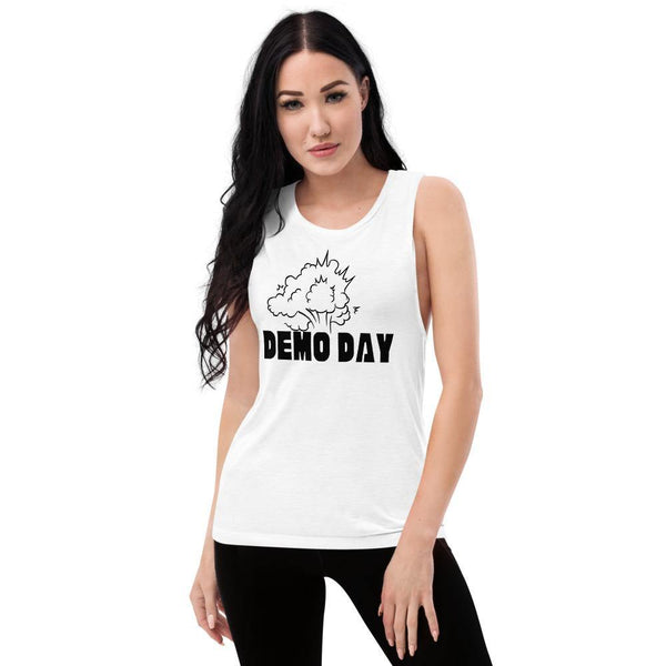 Demo Day Blast - Ladies’ Muscle Tank - Real Estate Investor Gear