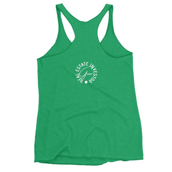 Heart Passive - Women's Racerback Tank - Real Estate Investor Gear