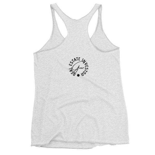 757 Investor - Women's Racerback Tank - Real Estate Investor Gear