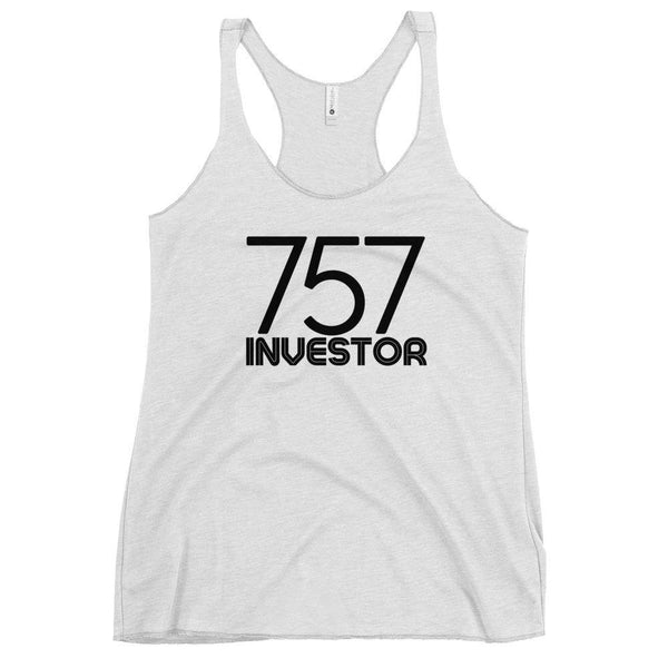 757 Investor - Women's Racerback Tank - Real Estate Investor Gear